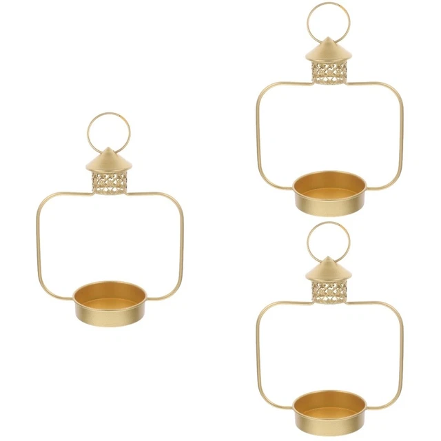 Confezione da 3 Cesto Ragazza Fiore Cinese Raccolta Oro Piccolo Manico Rustico