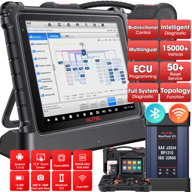 Autel MaxiSys Ultra Lite Elite MS919 MS909 OBD Diagnosegerät ECU Key Programmier