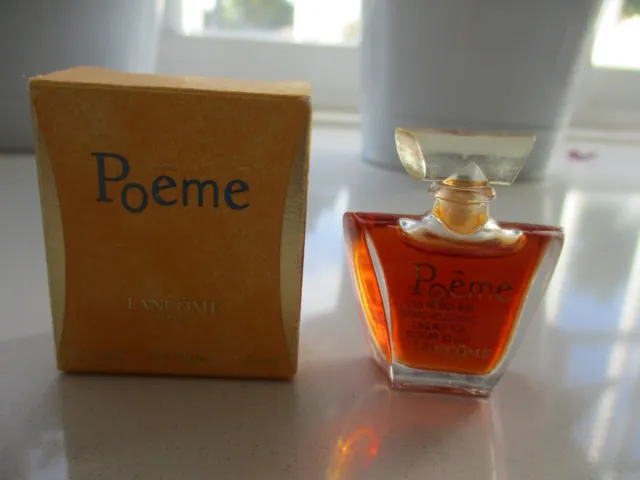 🌻 POEME LANCOME-EDP -Miniature Parfum 4 ml Full Vintage