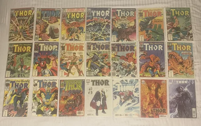 The mighty Thor comic book lot (21 books)