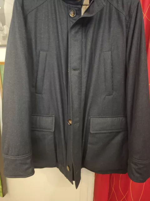 TOMBOLINI 800€ MEN' Parka Quilted Jacket Wool Size EU 50 ( M ) Made in ...
