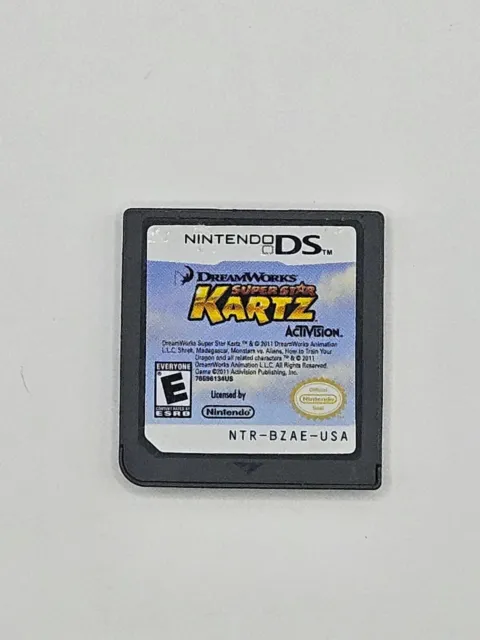 DreamWorks Super Star Kartz (Nintendo DS, 2011) Cartridge Only - Tested & Works