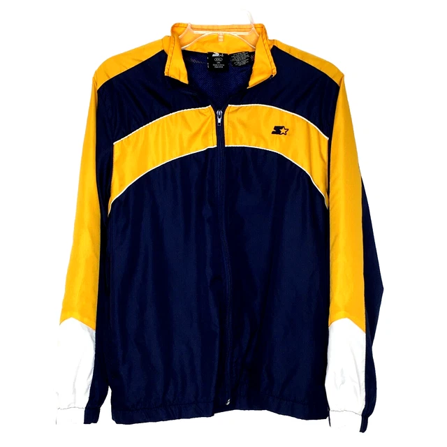 Starter Jacket Windbreaker Boys XXL Blue Yellow
