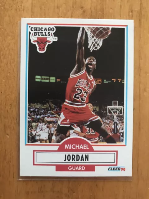 Michael Jordan NBA Card - Fleer 1990-91 - Chicago Bulls #26 GOAT 3