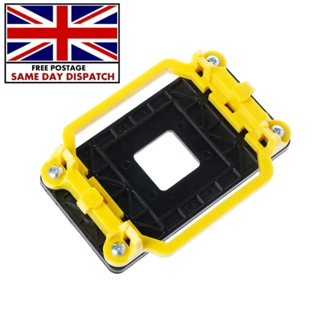 Yellow AMD CPU Fan Bracket Base for AM2 940 Socket for PC Computer Replacement