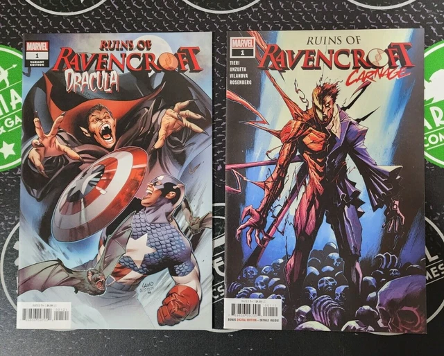 Ruins of Ravencroft: Dracula & Carnage #1 One Shot 2020 2 Books Captain America
