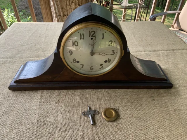 Vintage Gilbert 1807 Mantle Clock Parts or Repair