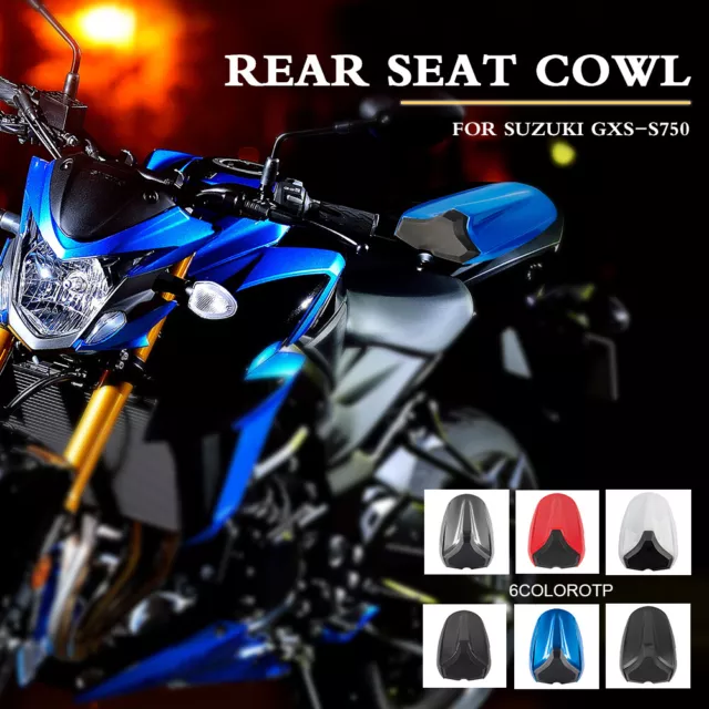 Rear Pillion Passenger Hard Solo Seat Cover Cowl for Suzuki GSXS GSX S GSX-S 750