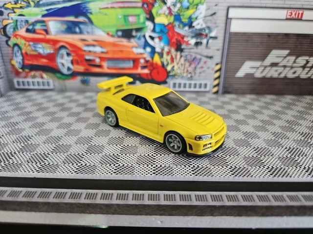NISSAN SKYLINE GT-R R34 Hot Wheels 33rd Convention Custom on Real ...