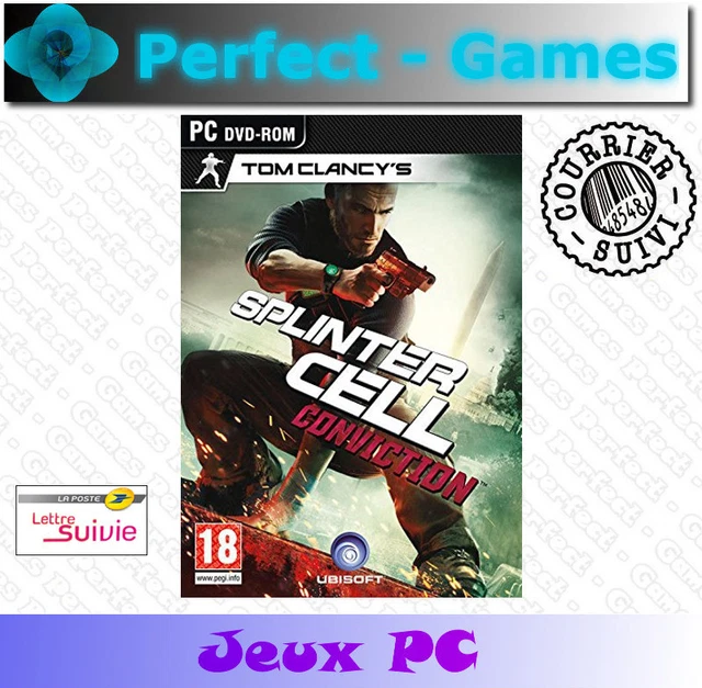 SPLINTER CELL CONVICTION UBISOFT PC DVD Games jeux PC neuf new sous blister
