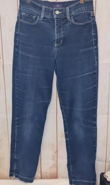 Jeans NYDJ Not Your Daughters taglia 8/usa 0 blu scuro caviglia donna ragazze