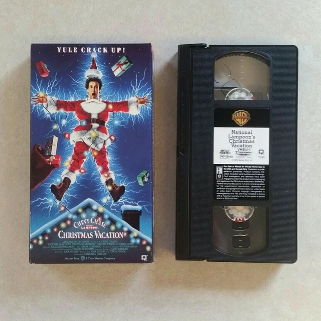 NATIONAL LAMPOONS CHRISTMAS Vacation (VHS, 1989) Chevy Chase With