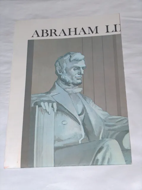 1970 Abraham Lincoln's Gettysburg Address Reproduction co US Disabled Vereran VG