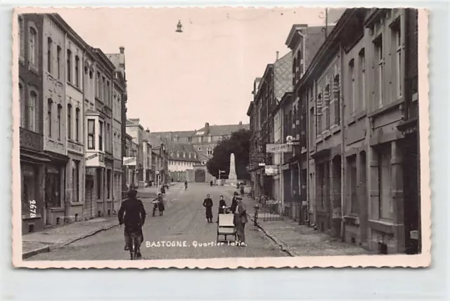 Belgique - BASTOGNE (Prov. Lux.) Quartier Latin - CARTE PHOTO Ed. Mosa 2678