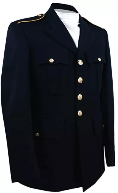 Us Army Men's Military Service Dress Blue Blues Asu Uniform Coat Jacket New