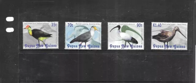 Papua New Guinea 2001. Water Birds Set. Mint Full Gum. As Per Scan.