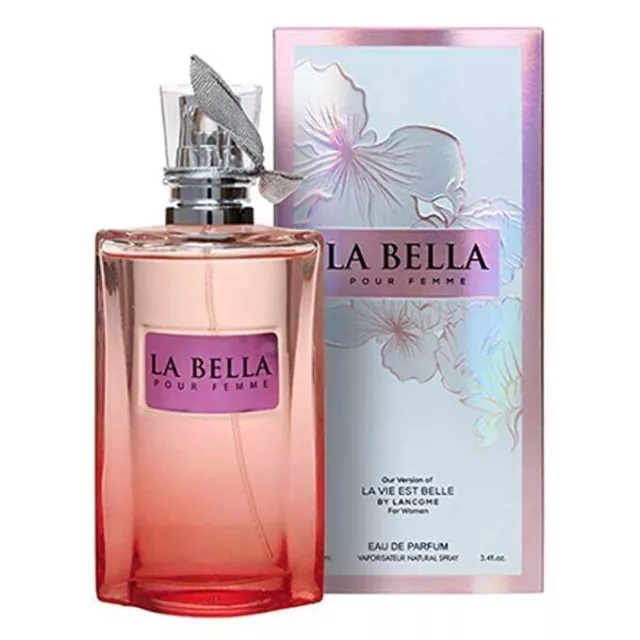 LA BELLA POUR FEMME designer 3.4 oz EDP perfume by MIRAGE BRANDS