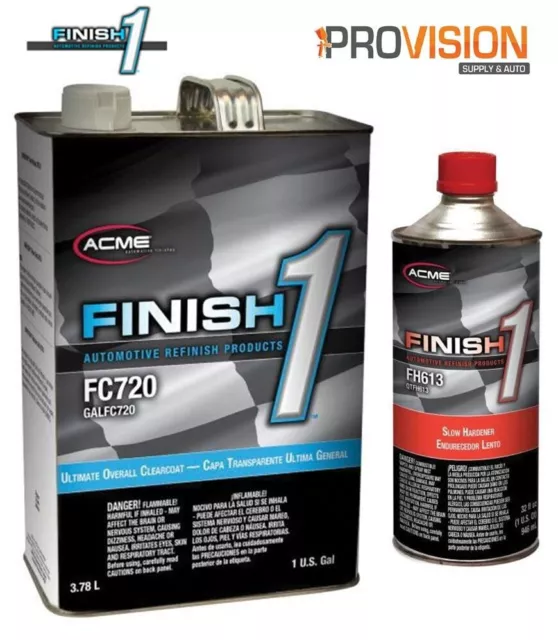 Sherwin Williams Finish 1  FC720 2K Urethane Clearcoat Slow Hardener FH613 4:1