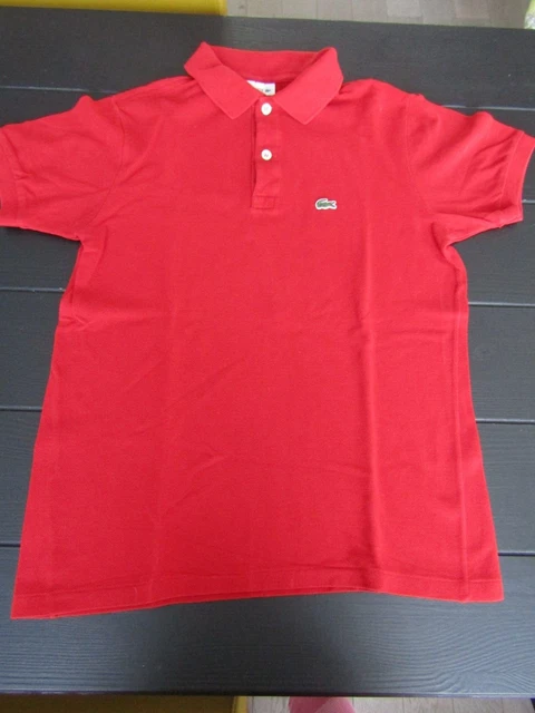 "Lacoste" Polo Garcon Ou Fille 16 Ans = 176 Cms