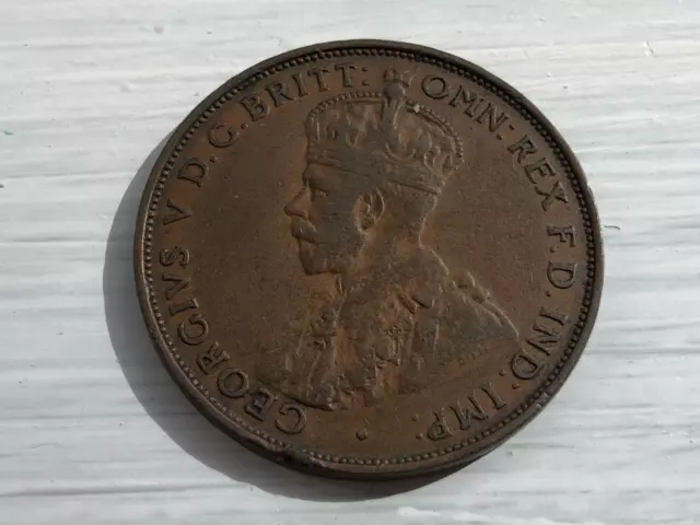 George V Australian Penny 1933