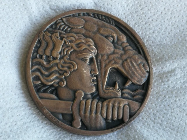 Médaille En Bronze – Offerte Par La Ville De Nice – Réf 74191 – Collection