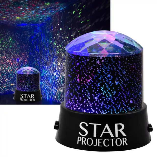 Led Romantic Starry Night Sky Galaxy Projector Lamp Star Sky Cosmos Night Light