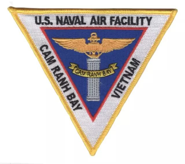 5" Navy Naval Air Facility Cam Ranh Bay Vietnam Embroidered Patch