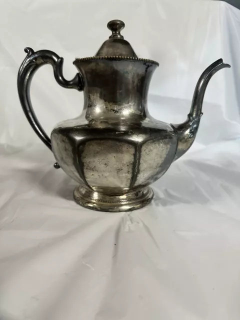 Adelphi Silver Co. New York Quadruple Plate Tea/coffee Pot