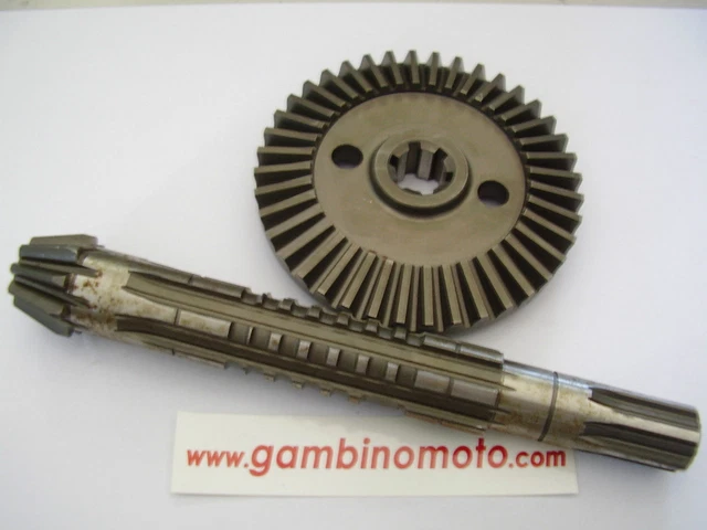 Coppia conica pignone corona asse per Brumi rekord Z:8/26 esagono 30 Coppia conica pignone corona asse per Brumi rekord Z:8/26 esagono 30