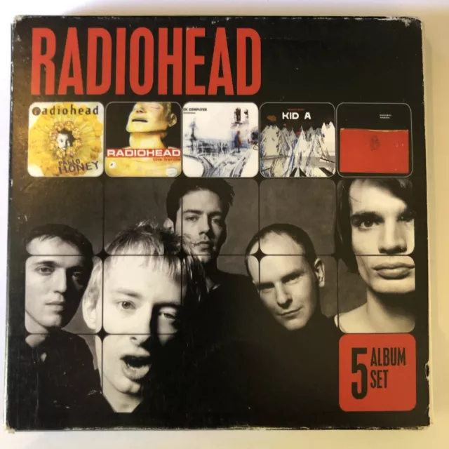 RADIOHEAD "5 Album Set" 2012 57Trk 5CD PabloHoney/Bends/OKComputer/KidA/Amnesiac