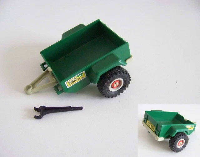 PLAYMOBIL (P607) SAFARI Remorque Verte pour Jeep 3532 EUR 9,90