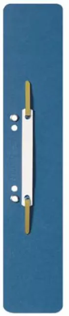 LEITZ Heftstreifen 60 x 305 mm Manilakarton blau 25 Stück