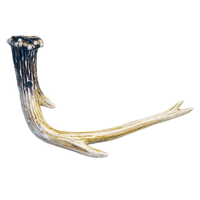Rivers Edge Products Wall Mounted Hand Towel Rack Rustic Bathroom Decor, Antler