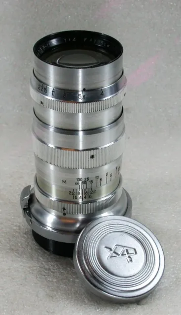 Jupiter-11 135mm F4 Manual Focus Lens, Contax/Kiev Rangefinder Mount No 6022281