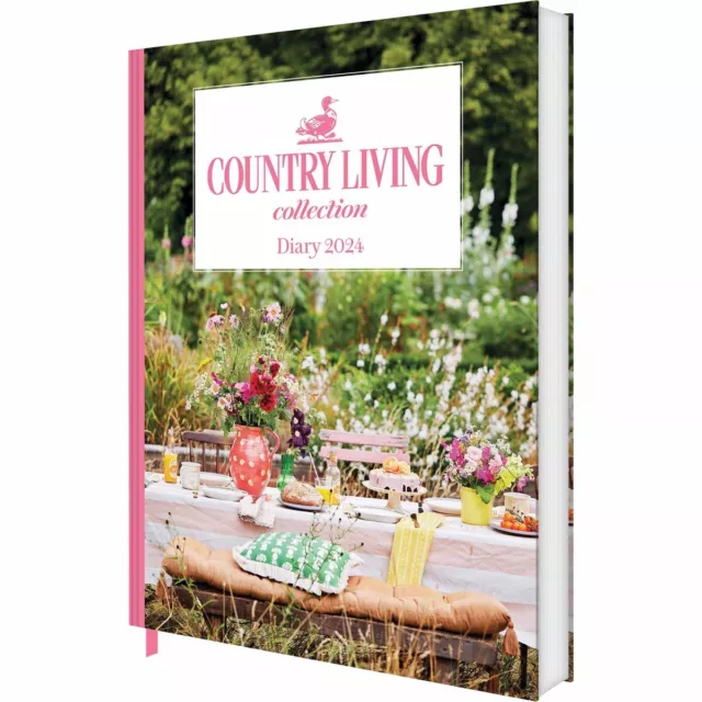 COUNTRY LIVING A5 Deluxe Diary 2024 Hobbies & Interests Week To