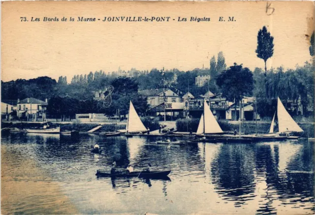 CPA Les Bords de la Marne - JOINVILLE-le-PONT - Les Regates (659586)