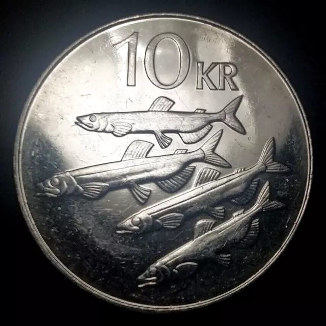 Iceland Coin 10 Kronur 2006 Fish