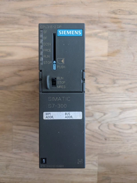 Siemens SIMATIC S7-300, CPU 315-2DP | 6ES7 315-2AG10-0AB0
