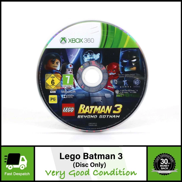 Lego Batman 3 Beyond Gotham Microsoft Xbox 360 Game Disc