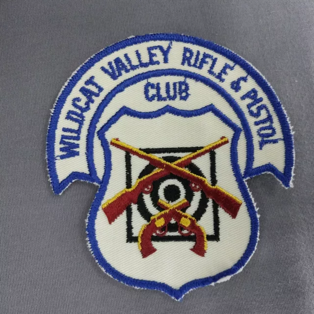 Wildcat Valley Rifle & Pistol Club Brookston, IN Indiana Blue 4.5" Cloth Patch