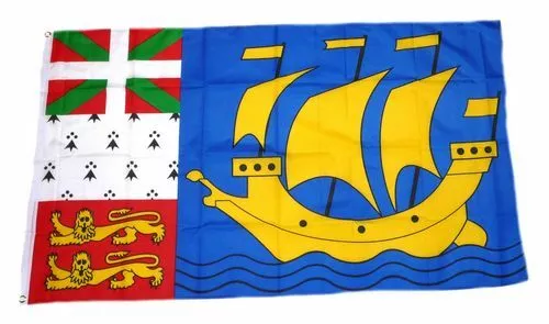 Flagge / Fahne Frankreich - St. Pierre und Miquelon Hissflagge 90 x 150 cm