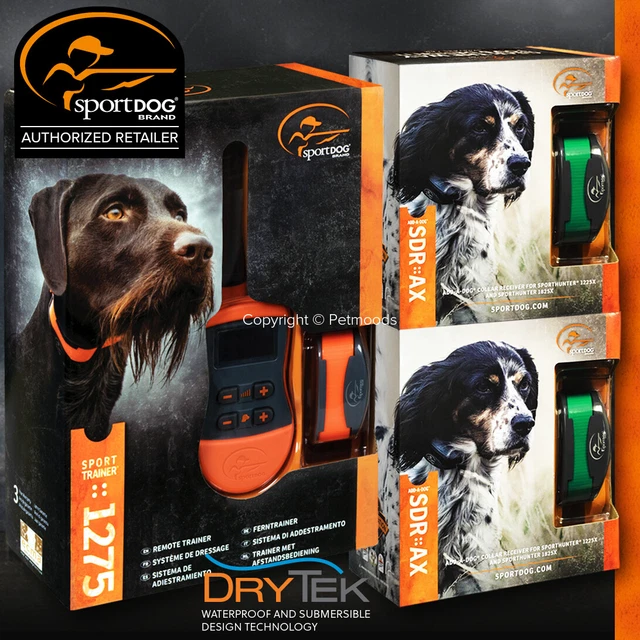 SportDOG SD-1275 SportTrainer SD-1275E Remote Dog Trainer 3/4 M w/ Boost 1-6 Dog