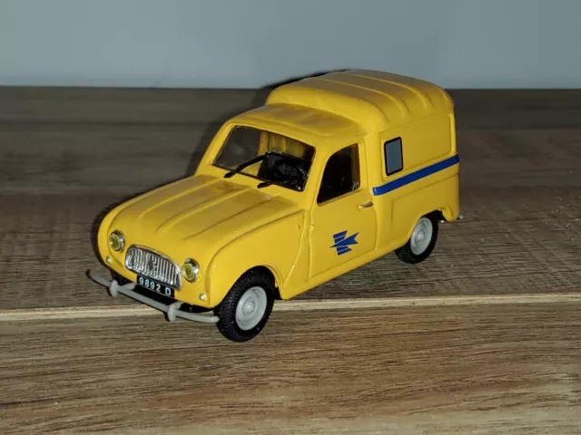 Renault r4l f4 la poste jaune 1/43 norev solido ixo eligor