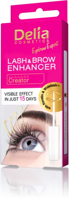 Delia Lash & Brow Enhancer Serum  Eyelash Creator 7ml - Effect in 15 days