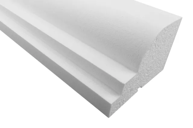 2 metros listón de pared perfil de estuco decoración exterior resistente a golpes 180x125mm MC169