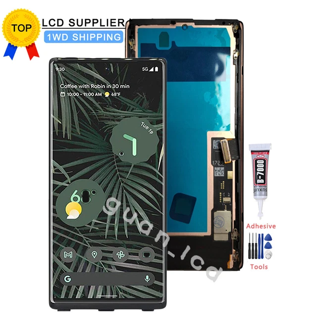Display OLED + Digitalizzatore Per Google Pixel 6 Pro - Nero - Ricambio Originale