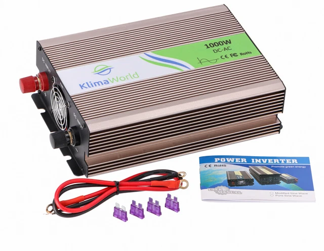 Transformador de tensión Climateworld | REP2000 | DC/AC | 12V a 220V | 2000 vatios