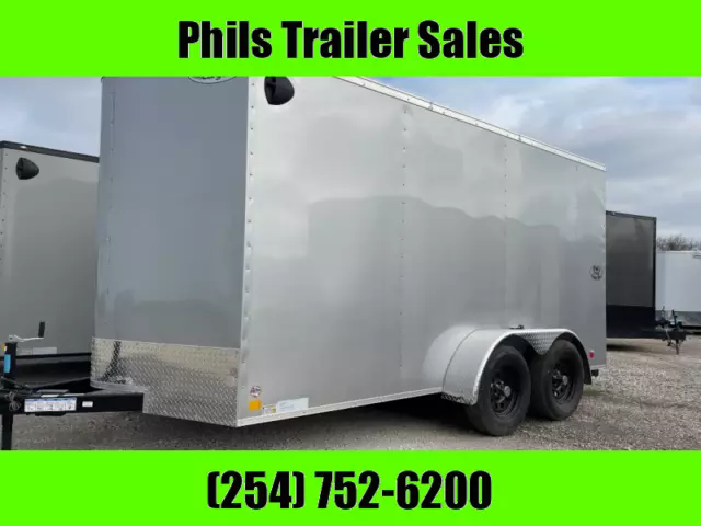 2024 Continental Cargo NEW 7X16 + V-NOSE DELUXE ENCLOSED TRAILER CARGO TR 16.00