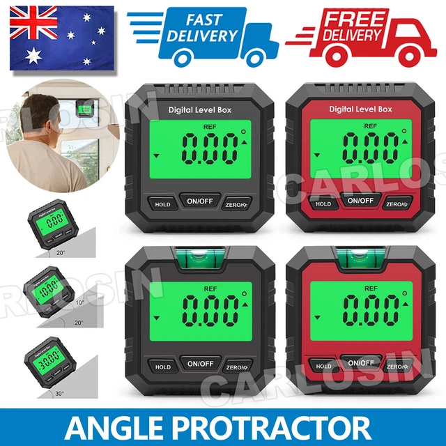 360° MAGNETIC DIGITAL Protractor Angle Finder Gauge Inclinometer Level ...