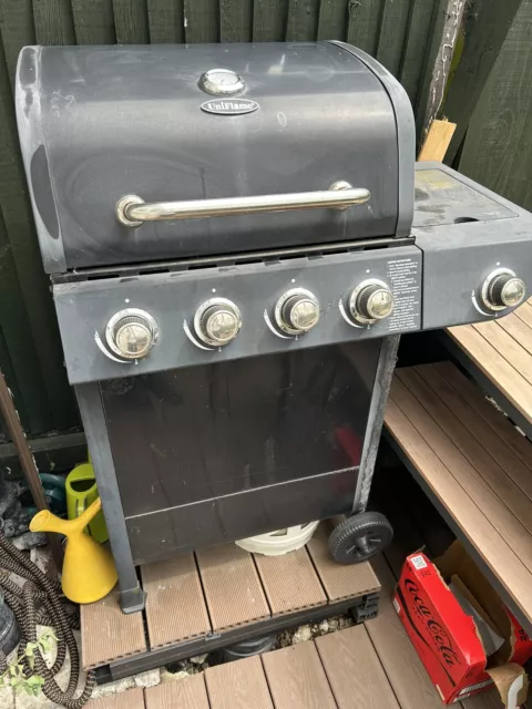 uniflame gas bbq - 4 Grill With Gas Canister